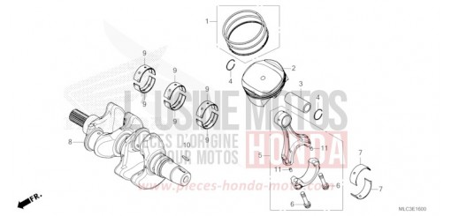 VILEBREQUIN/PISTON XL750S de 2025